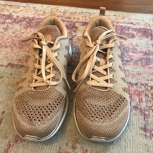 APL Rose gold athletic shoes - great condition